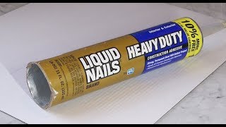 How to reuse Liquid Nails. Жидкие гвозди, как прочистить