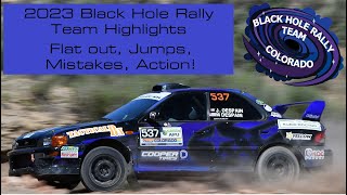 2023 Rally Highlights - Jumps - Mistakes - Action | Black Hole Rally Team