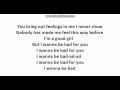 Meek Mill ft Nicki Minaj - Bad For You lyrics