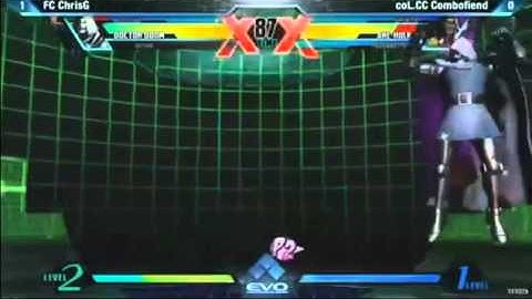 EVO 2012 UMVC3 TOP 8 - ChrisG vs Combofiend