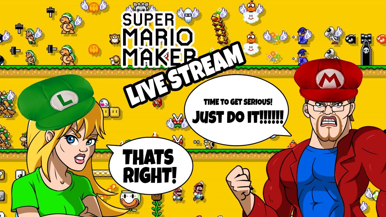 [KWINGSLETSPLAYS] SUPER MARIO MAKER - LIVESTREAM