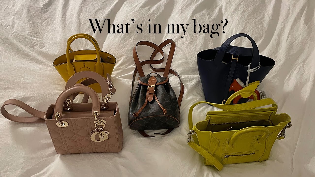 What's in My Bag for Women in Their 20s & 30s 👜💝 (Hermès, Dior, Tod's, Celine)