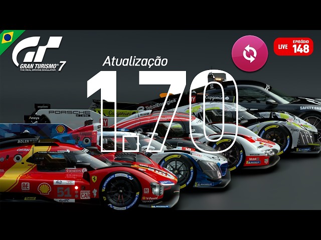 NOVA ATUALIZAÇÃO 1.70 (junho) - LIVE 148 / GT7 PS5 - YouTube