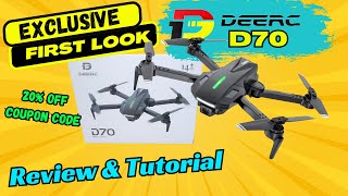 DEERC D70 Review & Tutorial #deerc #drone #review #tutorial #amazonfinds screenshot 5