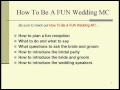 Wedding MC Tips