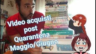 Acquisti manga e fumetti - Maggio e Giugno 2020