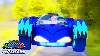 pj masks the race is on pj masks in real life superhero kids video full episode