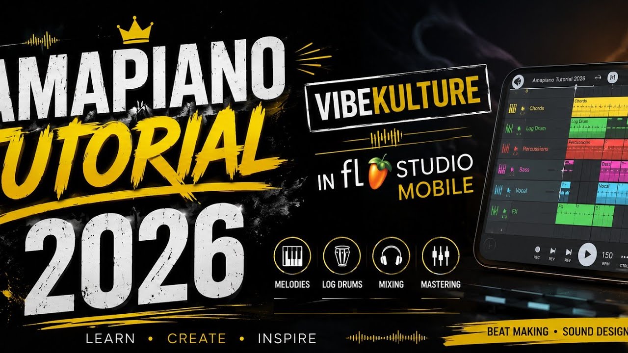 Free Amapiano on FL Studio Mobile | Vibekulture Sa & Jayy Scott