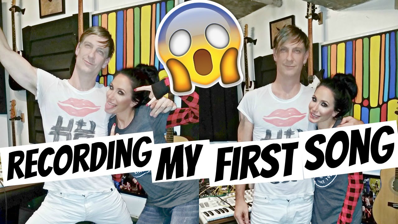 RECORDING MY FIRST SONG - YouTube