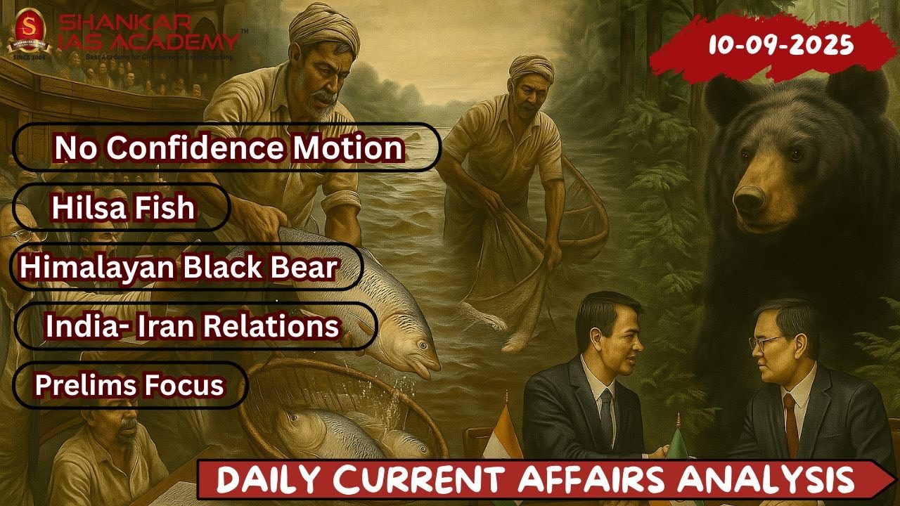 Daily Current Affairs Analysis | 10th September, 2025 | Shankar IAS Academy | UPSC | Mains 2025