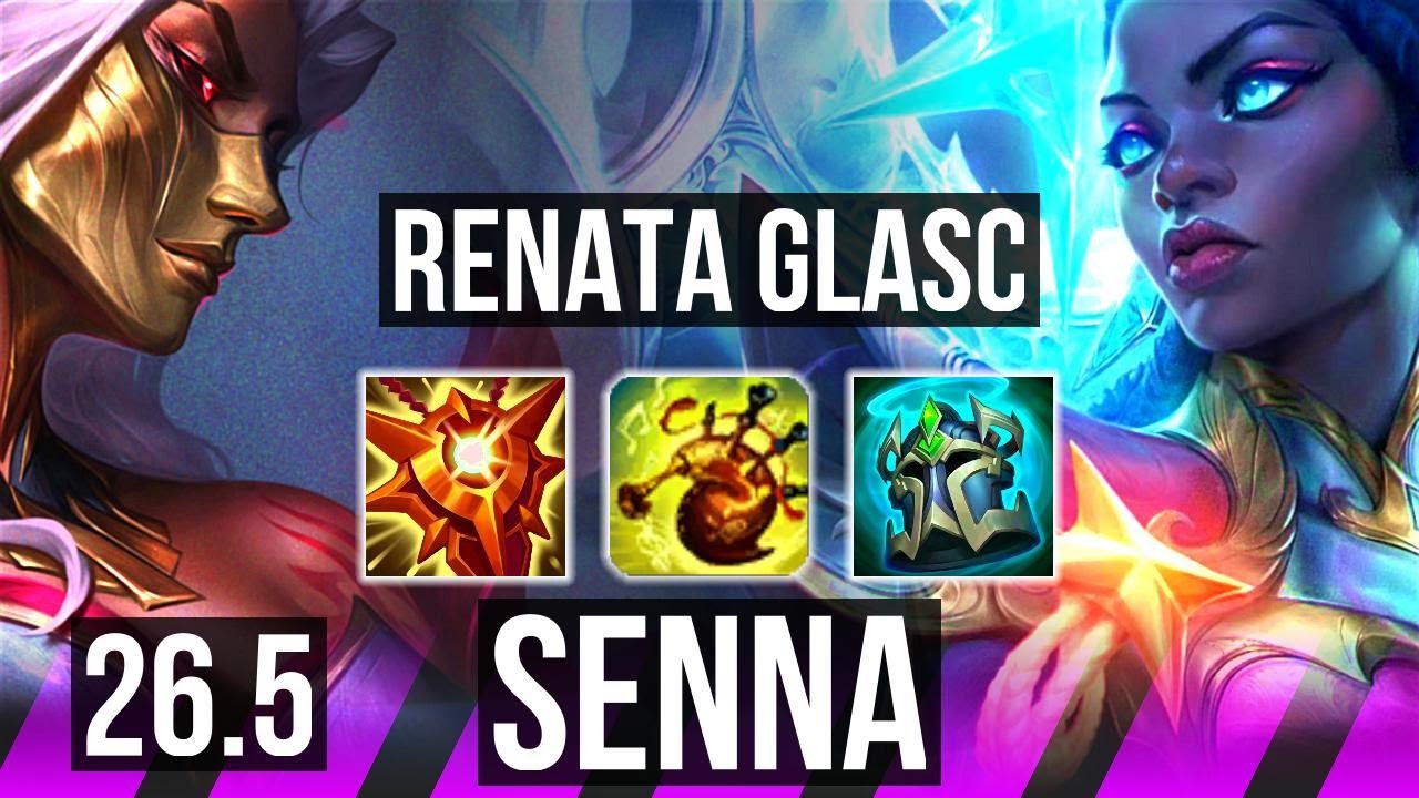 RENATA GLASC & Smolder vs SENNA & Kai'Sa (SUP) | EUW Master | 26.5