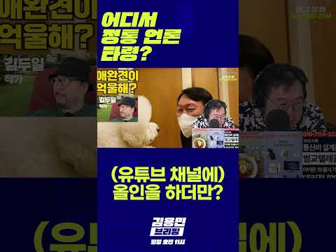 어디서 정통 언론 <strong>타령</strong>?