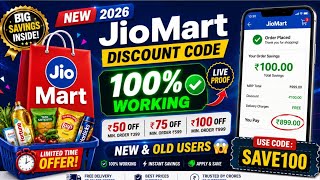 Jiomart Coupon Code today | jiomart coupon code | jiomart coupon code latest l new coupon code 2026