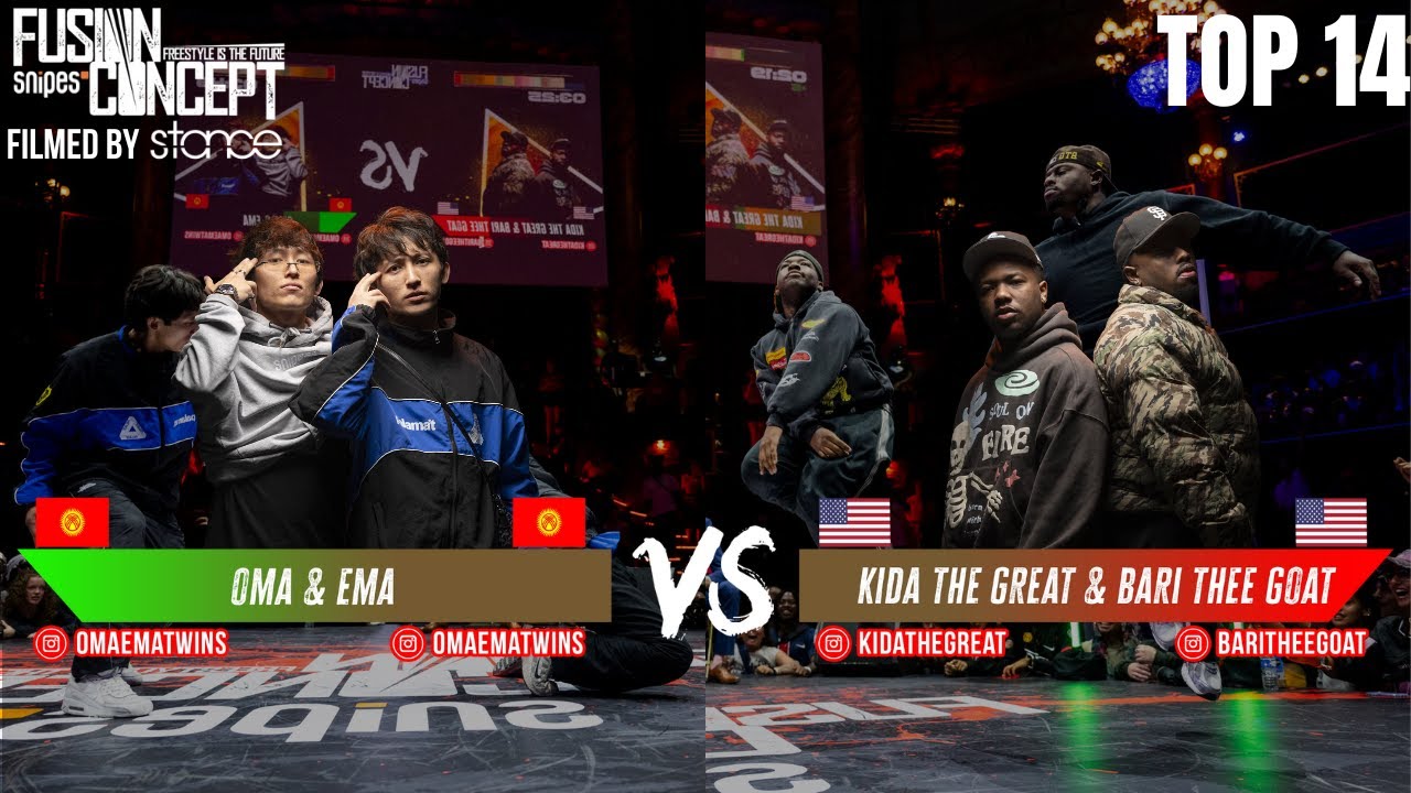 TOP 14 - KIDA THE GREAT & BARI THEE GOAT vs OMA & EMA - FUSION CONCEPT 2025