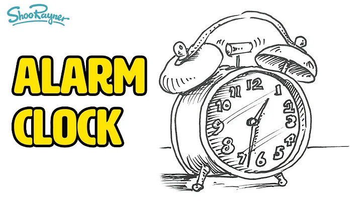 How to draw an alarm clock