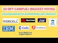 10 URGENT JOBS for 2024/2025/2026 batch & Experienced | Any Graduate | MASS HIRING