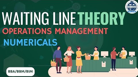 Waiting Line Theory | Product and service design | OM  | Concept & Numerical | BBA, BBM, BIM | SG