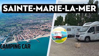 Ste Marie la Mer  66  Aire de camping car
