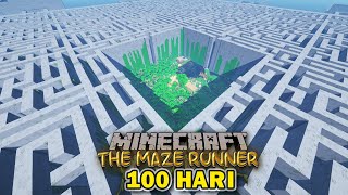 100 Hari di Minecraft THE MAZE RUNNER❗️❗️bertahan Hidup di LABIRIN RAKSASA❗️❗️ (Part 1)