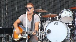 Bruce Springsteen - Blinded By The Light (solo acoustic) - Helsinki 31 July 2012 chords