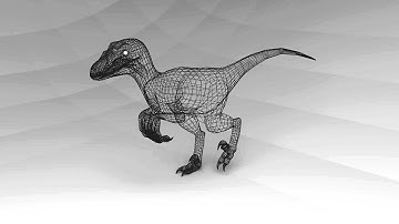 Blender Velociraptor Run Cycle - Attempt #1
