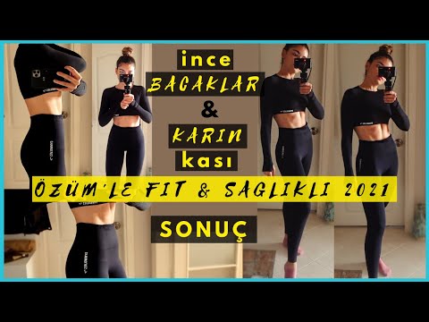 3 Haftada Karın Kası 🔥 İç Bacaklarımdan Kurtuldum🤸 Kaç Kilo Verdim? VÜCUT ÖLÇÜLERİM #ÖzümleFit2021