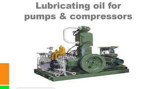 Lubricating oil for pumps and compressors (with english subtitles) | Lube oil