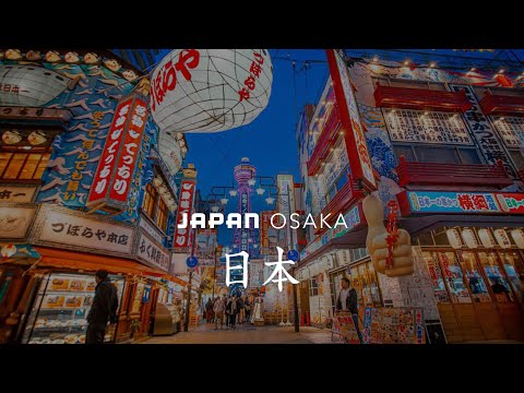 Japan Walking Tour | Streets of Osaka, Japan | 4K HDR 60fps