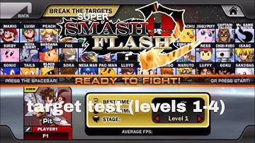 Super smash flash 2 (all target test stages)
