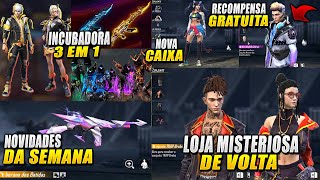 LOJA MISTERIOSA,INCUBADORA 3 EM 1, RAVE DE PREMIOS, RECARGAS, CAIXAS! CONFIRA AS NOVIDADES DA SEMANA