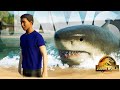 Stay Out Of The Water! JAWS Exhibit Build w/ Megalodon | Jurassic World Evolution 2 Park Build