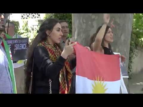 Protest for Rojava - Turkish Consulate Sydney