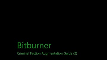 Criminal Faction Augmentation Guide (2) | Bitburner - A programming-based incremental game
