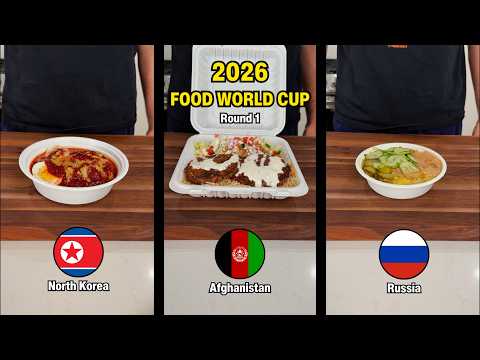 Afghanistan vs Russia vs North Korea - 2026 Food World Cup