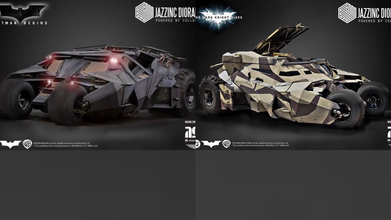 New Batman Tumbler Batmobile vehicles preorder now open at Jazzinc