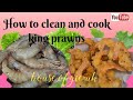 How to clean and cook king prawns