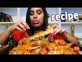 SEAFOOD BOIL BUTTERBEER SAUCE MUKBANG┃avec la recette