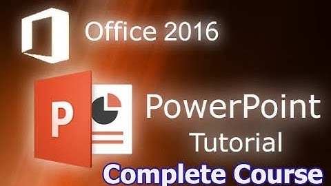 Microsoft Power Point Video Tutorial Part 1