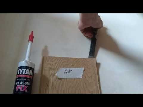 Проверка ТТХ клея TYTAN Classic FIX.