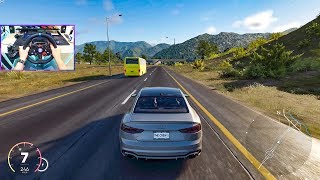 AUDI RS5 | The Crew 2 | Realistic Cruise with Logitech G29