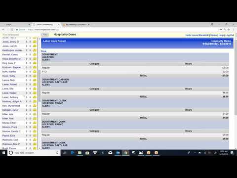 Timeworks Plus Demo - Employee Time and Attendance Software