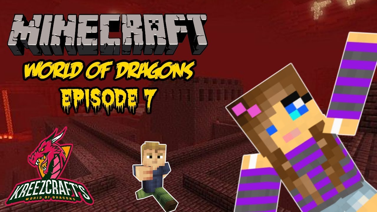 Minecraft World of Dragons Episode 7 Into the Nether - YouTube