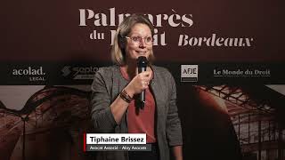 Palmarès du Droit Bordeaux 2022 - Tiphaine Brissez, Avocat associé - Aloy