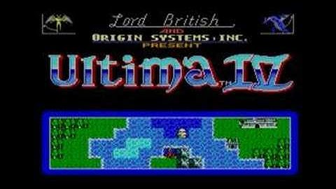 Ultima IV Quest of the Avatar Intro on Sega master system
