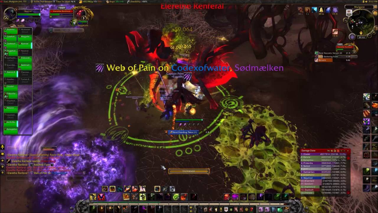Equality - Runetotem Raid Night #3 Emerald Nightmare Elerethe Renferal Kill
