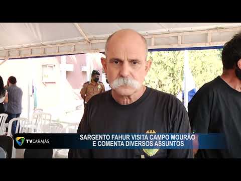 Sargento Fahur visita Campo Mourão e comenta diversos assuntos