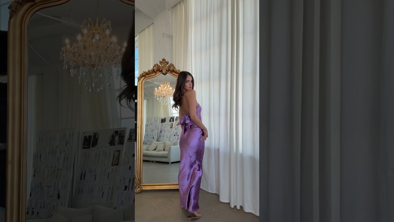 Фиолетовое сатиновое сияние ✨