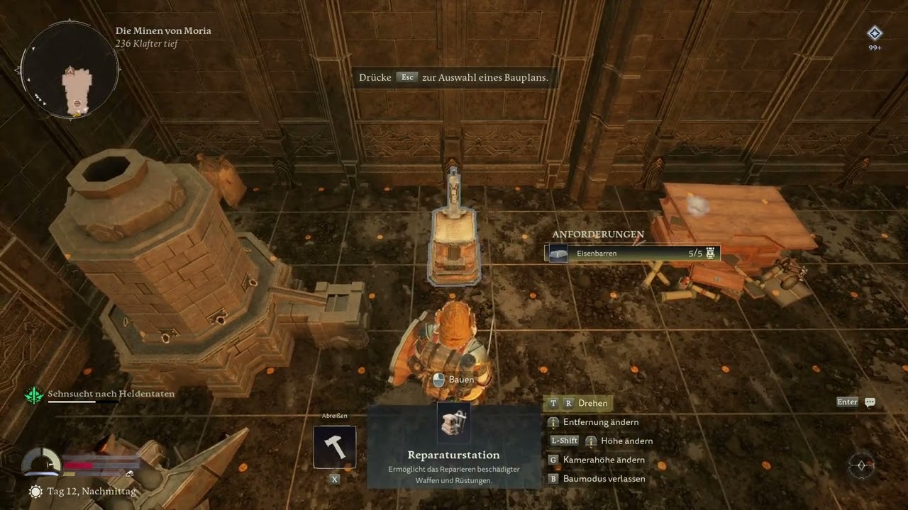 Lord of the Rings Return to Moria Folge 12 : Zum ersten Stützpunkt in den Minen.