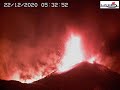 Etna volcano paroxysm on 22 Dec early morning