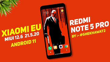 Xiaomi EU 21.5.20 (By - Shekhawat) Redmi Note 5 Pro | Android 11 | Stopwatch In Game Turbo & More